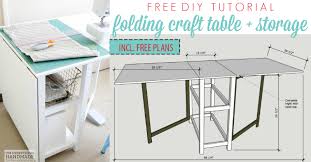 Here's 25 scrapbook ideas for beginners for some luckily, we have a slew of scrapbook ideas for beginners and beyond. Remodelaholic Diy Folding Craft Table Or Foldable Desk