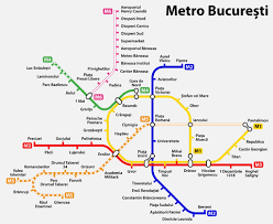 Bucharest Metro Map Romania