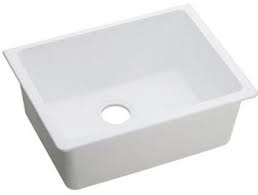 0% interest financing · free next day shipping · ships next day Elkay Elgu2522wh 25 Inch Undermount Kitchen Sink With 9 1 2 Inch Bowl Width Solid Granite Construction 3 1 2 Inch Drain Opening And Ansi Iapmo Z124 6 Compliant White