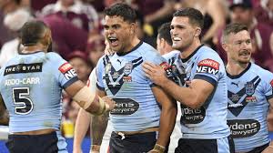 The new south wales blues is a representative team made up of players who played their first senior rugby league game in nsw. Country Of Origin Nsw Blues Jersey Latrell Mitchell Queensland Maroons Game 2