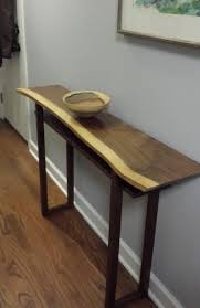 Live Edge Classic Sofa Console Live Edge Console Table Wood Console Table Table