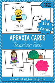Apraxia Speech Cards For Speech Therapy Preschool Speech Therapy Speech Therapy Activities Early Intervention Speech Therapy