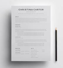 Free anonymous url redirection service. Creative Resume Template Minimalist Resume Resume Modern Etsy