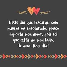 Frases De Bom Dia Com Amor
