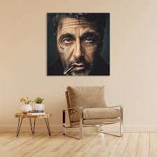 Woman touching her face Pop Art