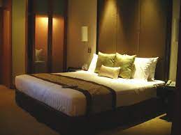 Bedroom Romantic Recessed Downlight Above White King Size Bed In Small Space Modern And Roma Feng Shui Bedroom Tips Feng Shui Bedroom Romantic Bedroom Lighting