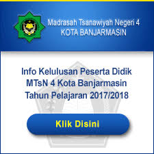 Sd mi smp mts sma smk ma. Mtsn 4 Banjarmasin Profil Mtsn 4 Banjarmasin