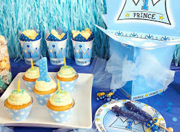 Baby Prince 1st Birthday Decoration Ideas For Boy Lil Prince 1st Birthday Party Packs Boys Birthday Party Supplies Birthday Party Packs Prince Birthday Party