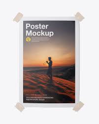 It will allow you to present your invitation design (from both sides). Textured Poster W Tape Mockup In Stationery Mockups On Yellow Images Object Mockups