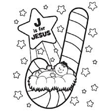 The scene is peaceful and loving. Nativity Coloring For Kids Drawing With Crayons