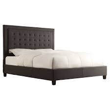 The tompkins bed is available with beeswing primavera panels or with upholstered panels in any fabric or leather. Weston Home Eston Upholstered Low Footboard Platform Bed Walmart Com Walmart Com