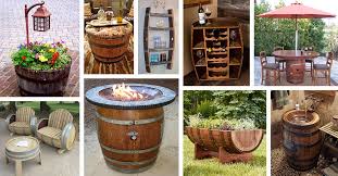 Turn an ordinary wine barrel into both a functional and decorative sink for outdoor use. 38 Best Reusing Old Wine Barrel Ideas And Designs For 2020