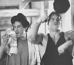 Sylvester Stallone and Tommy Morrison in Rocky V from 1990. #boxing  #history #boxeo #boxe #boxen #historia #oldschool #vintage #throwback  #classic #boxingheads #boxinglife #boxingtraining #boxinggym #sports  #legend #Legends #legendary ...