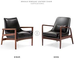 Daily Find Arhaus Kerouac Leather Chair Copycatchic Luxury Office Chairs Cheap Office Chairs Leather Easy Chair