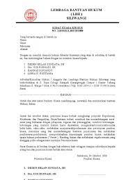 Contoh surat kuasa pendapingan hukuim. Contoh Surat Kuasa Khusus