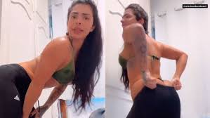 Cenapop · DJ do Miss Bumbum mostra dificuldade para vestir calça e brinca:  “Bunda tá grande”