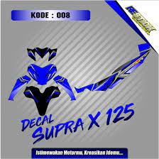 Terkadang juga mehibur dunia balap liar medan. Decal Supra X 125 006 010 Shopee Indonesia