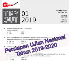 Soal try out kelas 6. Latihan Soal Try Out Kelas 9 Matematika Edisi 2019 2020 Info Pendidikan Terbaru