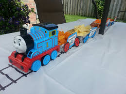 Themed Thomas The Train Birthday Party Ideas For Toddlers Kids Birthday Party Ideas Thomas The Train Party Ideas Kate Company Thomas The Train Party Train Party Decorations Train Party