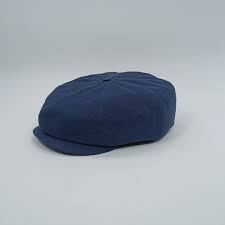 SALE!-SHE 59cm Cotton 8 Panels Newsboy Apple Peaky Cap Bandit Hooligan Ivy  Large Crown Hat Retro Gangster Summer Spring Navy Blue