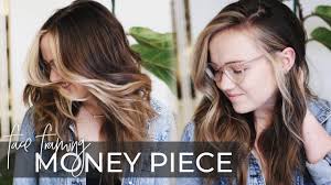 She's not the queen of hairstyles for nothing. Money Piece Hair Technique How To Do A Face Frame On A Dimensional Balayage New Hair Trend 2019 Youtube
