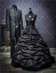 25 Gothic Wedding Dresses For Every Bride To Stand Out Chicwedd Steampunk Wedding Dress Extravagant Wedding Dresses Gothic Wedding Dress