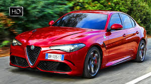 This engine is extraordinarily powerful yet extremely lightweight, made entirely out of aluminum. Video 2017 Alfa Romeo Giulia Quadrifoglio Sport Sedan 505 Hp 2 9 L Twin Turbo V 6 Road Drive Hd Youtube