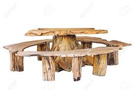 5 bankgeheimnisse für ihr esszimmer mit tisch und bank esszimmerstühle waren lange zeit die erste wahl wenn es um den kauf einer essgruppe ging. Holztisch Mit Bank Von Stamm Baum Isoliert Auf Weissem Hintergrund Lizenzfreie Fotos Bilder Und Stock Fotografie Image 20831467