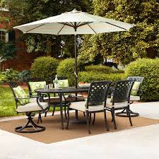 Select the department you want to search in. Allen Roth Queensbury 7 Piece Patio Dining Set At Lowes Com Patio Dining Set Patio Furniture Sets Patio
