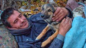 Homeless Man Asked Us to Take Care of his Puppy - YouTube