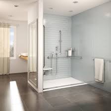 Fleurco Adaptek Shower Base Roll In Typ Handicap Bathroom Design Accessible Bathroom Design Bathroom Shower Design