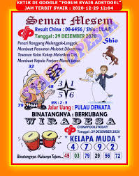 1 New Message Kode Syair Sydney 29 Desember 2020 Forum Syair Togel Hongkong Singapura Sydney