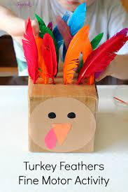 Free printable thanksgiving counting notebook preschool worksheets printable fine motor thanksgiving preschool worksheets color by letter thanksgiving what one is ready for, another might not be. Turkey Feathers Fine Motor Activity That S Super Fun