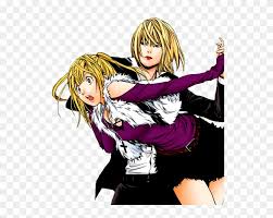 Matsuda x reader reverse harem kiyomi takada x misa amane. Transparent Lidner Restraining Misa Death Note Mello And Misa Clipart 1845872 Pikpng