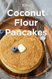 Keto Coconut Flour Pancakes Paleo Grain Free 15 Minute Breakfast Recipe Coconut Flour Pancakes Coconut Flour Coconut Flour Pancakes Recipe
