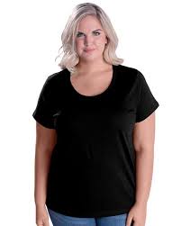 lat 3804 ladies curvy scoop tee