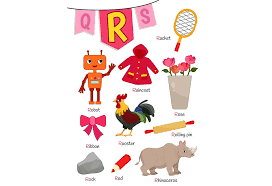 I put my shoes on the rack. List Of Words That Start With Letter R For Children