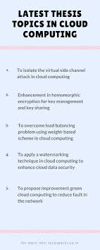 Green cloud computing is a very broad field and a hot topic for the thesis. Techsparks Latest Thesis Topics In Cloud Computing Facebook