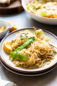 Vegetarian Pancit Bihon Noodles With Veggies Kitchen Confidante Recipe Vegetarian Fish Sauce Vegetarian Pancit Recipe
