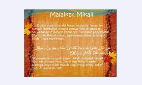 Namun, selain membagikan rezeki malaikat mikail juga memiliki tuga lain yaitu mengatur hujan, angin, dan juga. Malaikat Mikail Penjelasan