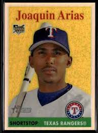 2007 Topps Heritage Chrome Refractor Joaquin Arias #263/558 Texas Rangers  #107