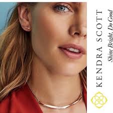 NWT KENDRA SCOTT GRAHAM SILVER-TON CHOKER NECKLACE PENDANT