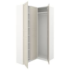 Built to last years of outfits, pax corner wardrobe systems from ikea help organize your room and store your clothes better, all at affordable prices. Pax Corner Wardrobe White Flisberget Light Beige Ikea