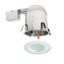 6 Led Recessed Remodel Lighting Kit Remodel Ic At Housing White Led Retrofit Trim