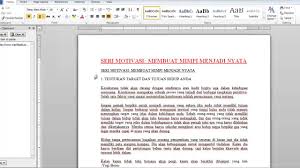 Cara Memberi Garis Bawah Menebalkan Dan Memiringkan Tulisan Di Microsoft Office Word 2003 2007 2010 Youtube