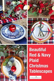 The christmas table is such an essential part of the holiday season. Plaid Christmas Table Decorations With Flowers And Fruit Living Locurto