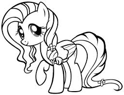 The beauty of printing your own coloring pages is having the control to choose the designs you want as well as the difficulty of the images. My Little Pony Friendship Is Magic Fluttershy Coloring Pages For Coloring Home