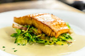 Michigan walleye pan fried with bisquick and drake's dredge. Pan Fried Salmon With Bacon Brussels Sprouts James Martin Chef