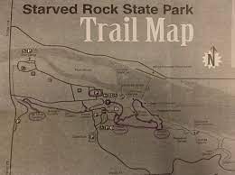Starved Rock Hiking Map A Day At Starved Rock State Park - Always Have A Trip Planned