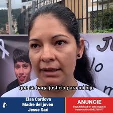 Elsa Cordova se refiere al fallecimiento de su hijo Jessi Sari